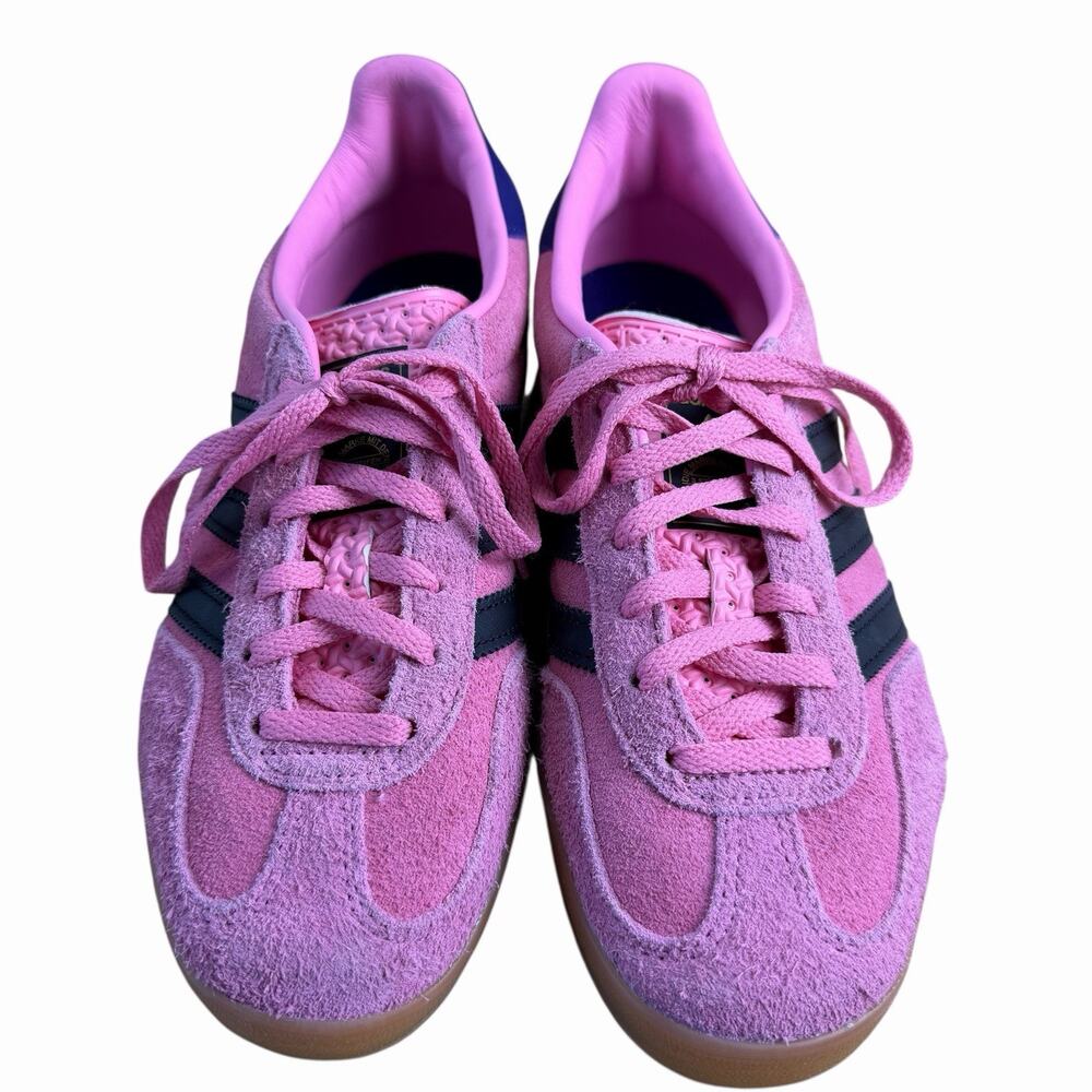 adidas Originals Gazelle Indoor W Bliss Pink Purple Gum Women Sz 6 Shoe IE7002 - Picture 3 of 12